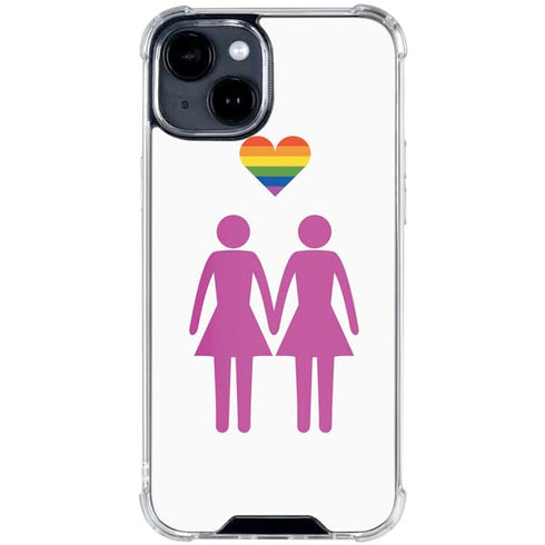 Pink Pride iPhone 15 Clear Case