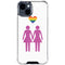 Pink Pride iPhone 15 Clear Case