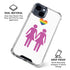 Pink Pride iPhone 15 Clear Case