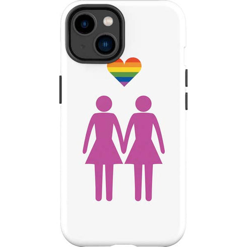 Pink Pride iPhone 15 Impact Case