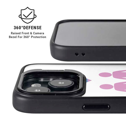 Pink Pride iPhone 15 Kickstand Case
