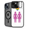 Pink Pride iPhone 15 Plus Kickstand Case