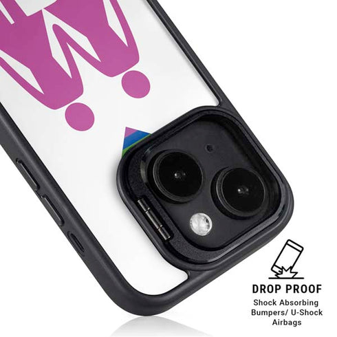 Pink Pride iPhone 15 Plus Kickstand Case