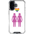 Pink Pride iPhone 16 Clear Case