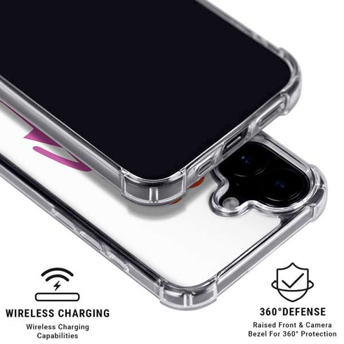 Pink Pride iPhone 16 Clear Case