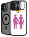 Pink Pride iPhone 16 Kickstand Case