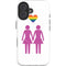 Pink Pride iPhone 16 Magsafe Impact Case