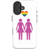 Pink Pride iPhone 16 Magsafe Impact Case