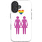 Pink Pride iPhone 16 Plus Impact Case