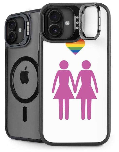 Pink Pride iPhone 16 Plus Kickstand Case