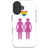 Pink Pride iPhone 16 Plus Magsafe Impact Case