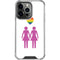 Pink Pride iPhone 16 Pro Clear Case