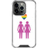 Pink Pride iPhone 16 Pro Clear Case