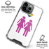 Pink Pride iPhone 16 Pro Clear Case