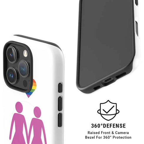 Pink Pride iPhone 16 Pro Magsafe Impact Case