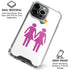 Pink Pride iPhone 16 Pro Max Clear Case
