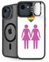 Pink Pride iPhone 16e Kickstand Case