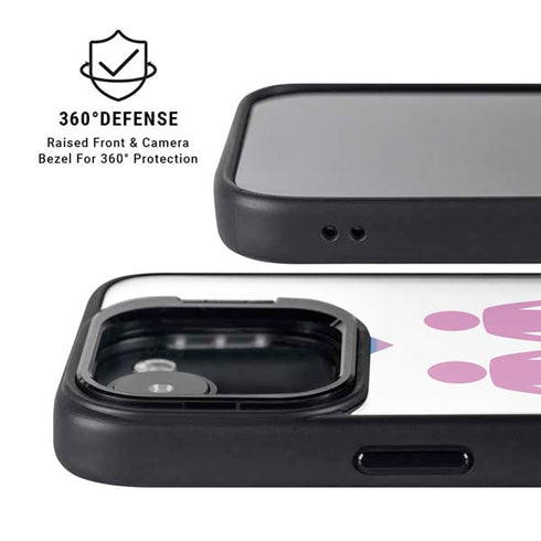 Pink Pride iPhone 16e Kickstand Case