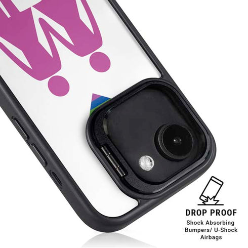 Pink Pride iPhone 16e Kickstand Case
