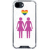 Pink Pride iPhone 16e Clear Case