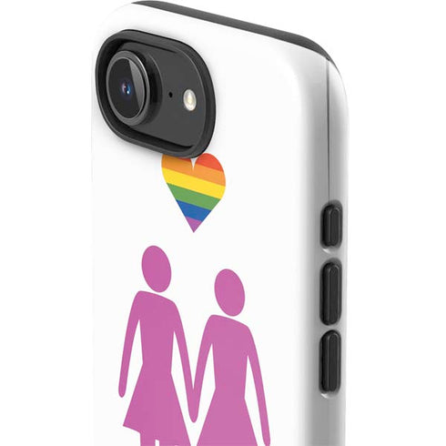 Pink Pride iPhone 16e Impact Case