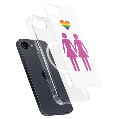 Pink Pride iPhone 16e MagSafe Case