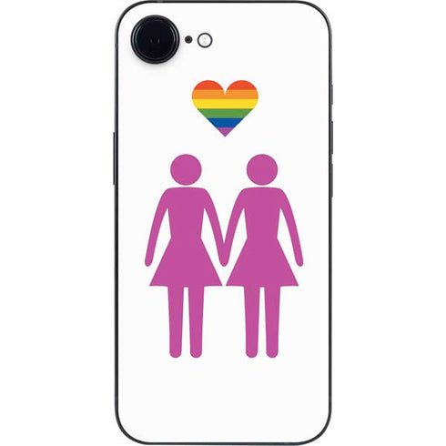 Pink Pride iPhone 16e Skin