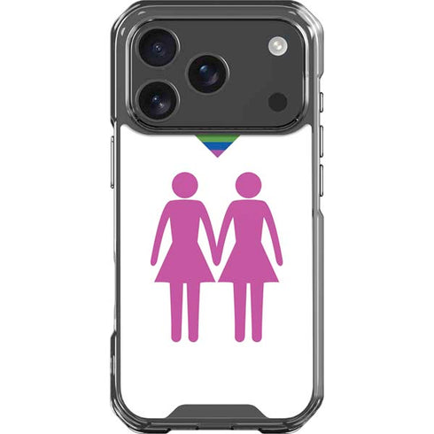 Pink Pride iPhone 18 Pro Clear Case