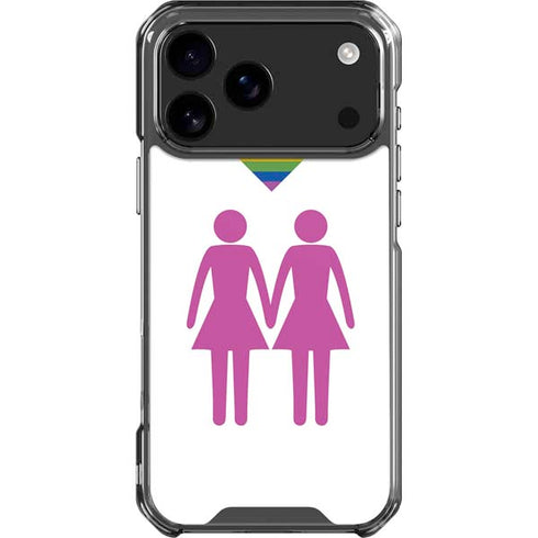 Pink Pride iPhone 18 Pro Max Clear Case