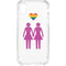 Pink Pride iPhone XS Clear Case