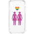 Pink Pride iPhone XS Clear Case