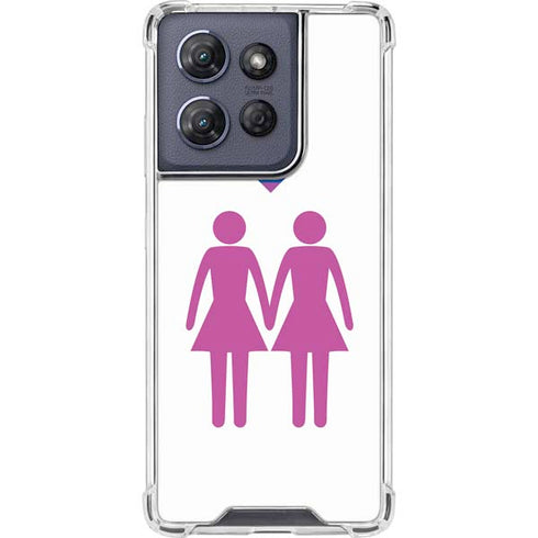 Pink Pride Moto G 5G (2025) Clear Case