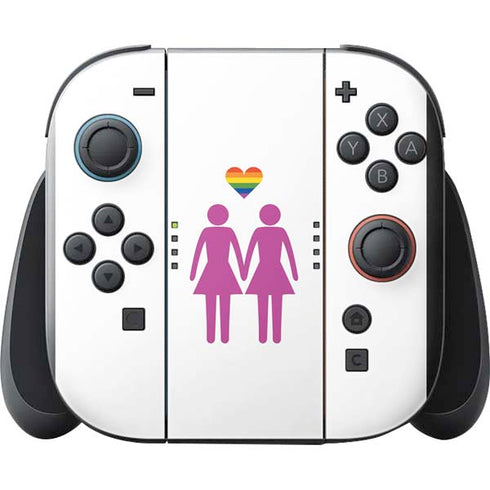 Pink Pride Nintendo Switch 2 (2025) with Joy-Con Skin