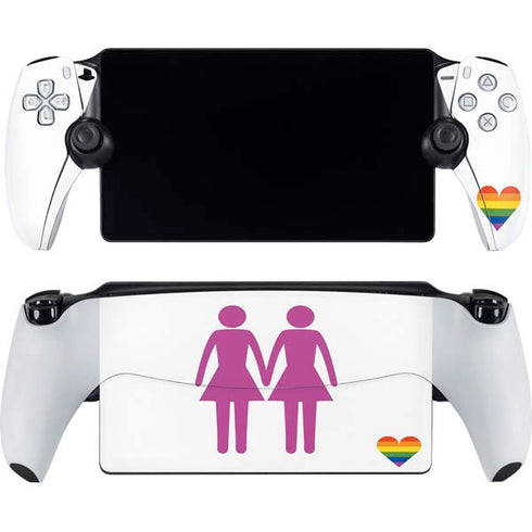 Pink Pride PlayStation Portal Remote Player Skin