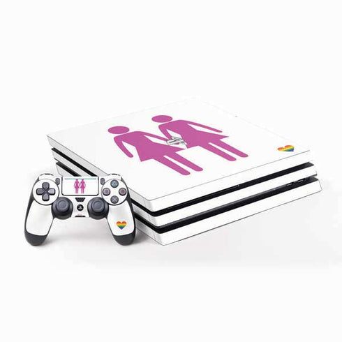 Pink Pride PS4 Pro Bundle Skin
