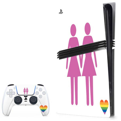 Pink Pride PlayStation PS5 Skins