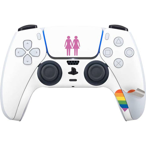 Pink Pride PS5 Pro Disk Bundle Skin
