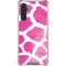 Pink Safari Animal Print Color Pop Galaxy A17 Clear Case