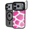 Pink Safari Animal Print Color Pop iPhone 18 Pro Kickstand Case