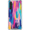 Pink Sparkle Brush Stroke by Etta Vee Galaxy A17 Clear Case