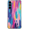 Pink Sparkle Brush Stroke by Etta Vee Galaxy A55 5G Clear Case