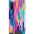 Pink Sparkle Brush Stroke by Etta Vee Galaxy Cases
