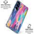 Pink Sparkle Brush Stroke by Etta Vee Galaxy S25 Plus Clear Case