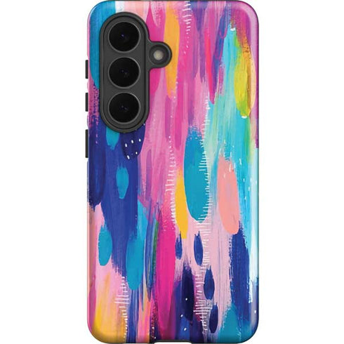 Pink Sparkle Brush Stroke by Etta Vee Galaxy S26 Impact Case