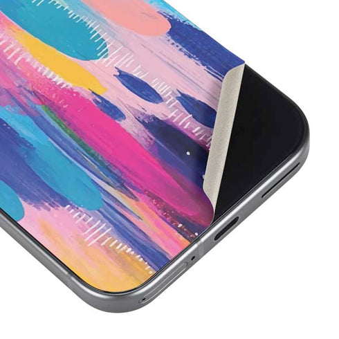 Pink Sparkle Brush Stroke by Etta Vee Google Pixel 9a Skin