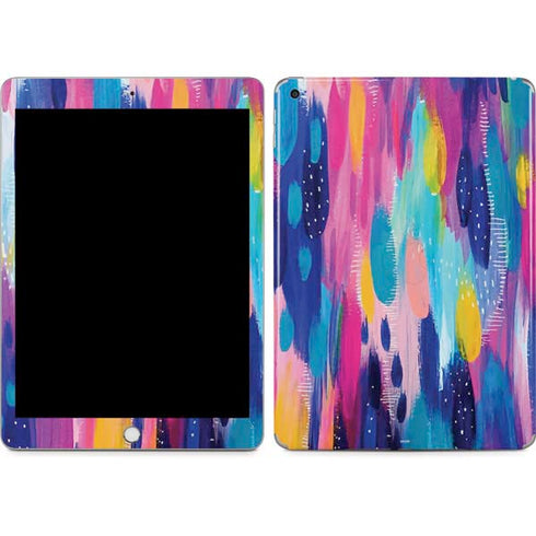 Pink Sparkle Brush Stroke by Etta Vee Apple iPad Skin