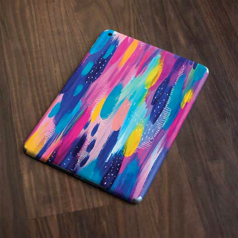 Pink Sparkle Brush Stroke by Etta Vee Apple iPad Skin