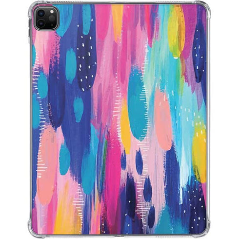 Pink Sparkle Brush Stroke by Etta Vee iPad Pro 11in (2024) Clear Case
