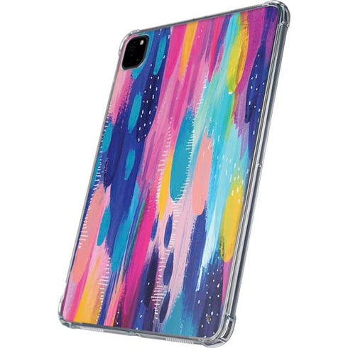 Pink Sparkle Brush Stroke by Etta Vee iPad Pro 11in (2024) Clear Case
