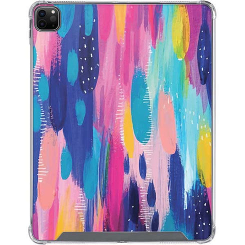 Pink Sparkle Brush Stroke by Etta Vee iPad Cases